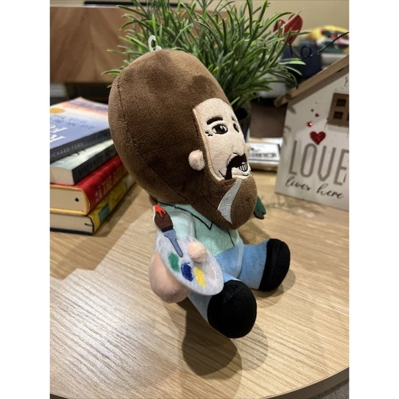 Bob Ross Kidrobot® Plush Doll, The Joy of Painting -New -8.5" tall - Picture 2 of 7